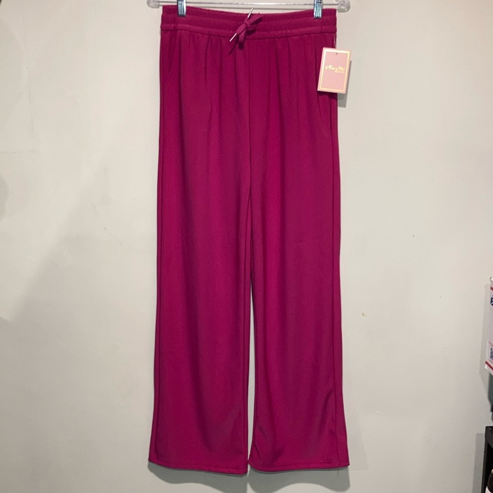 New Mix Pink Boot Leg Pants Size 1X NWT